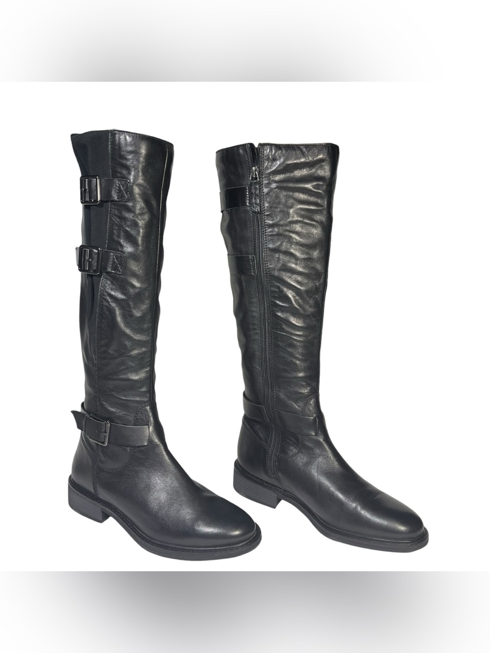 Clarks Cologne Up Leather Knee-High Boots